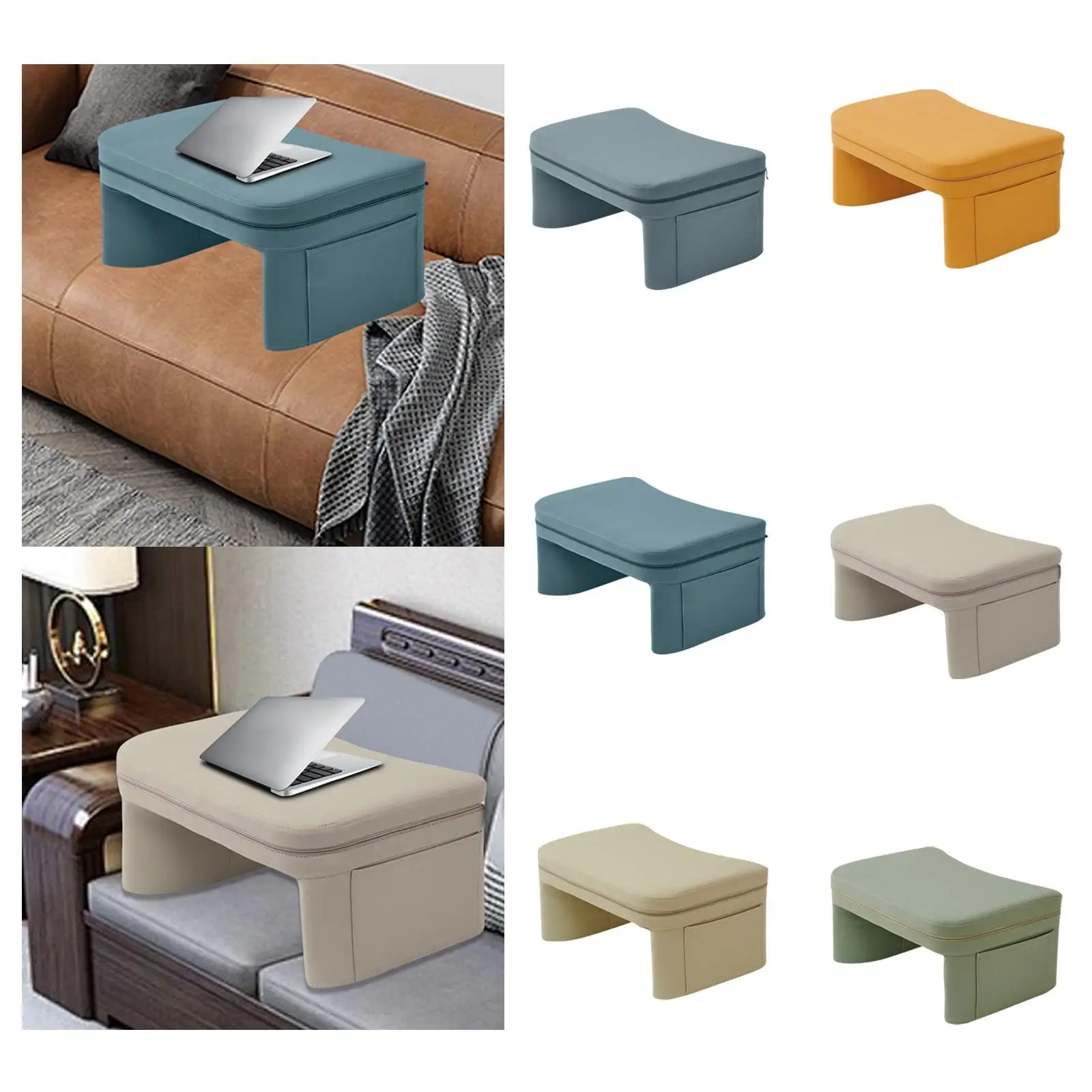 Reading Pillow AntiSlip Breathable Holder Lap Desktop Cushion Arm Rest Table for Adults Working in Bed Gaming Playing Bedroom
