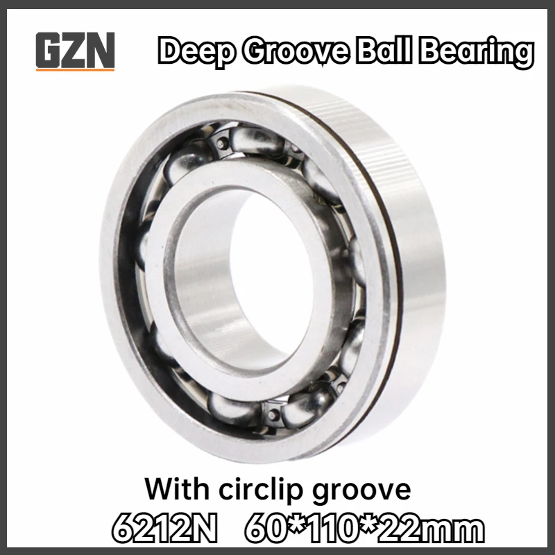 1PCS High Speed Deep Groove Ball Bearing Insize 60mm 6212 2RS 6212M 6212N S6212ZZ 60*110*22MM P5 C3 Stainless Steel