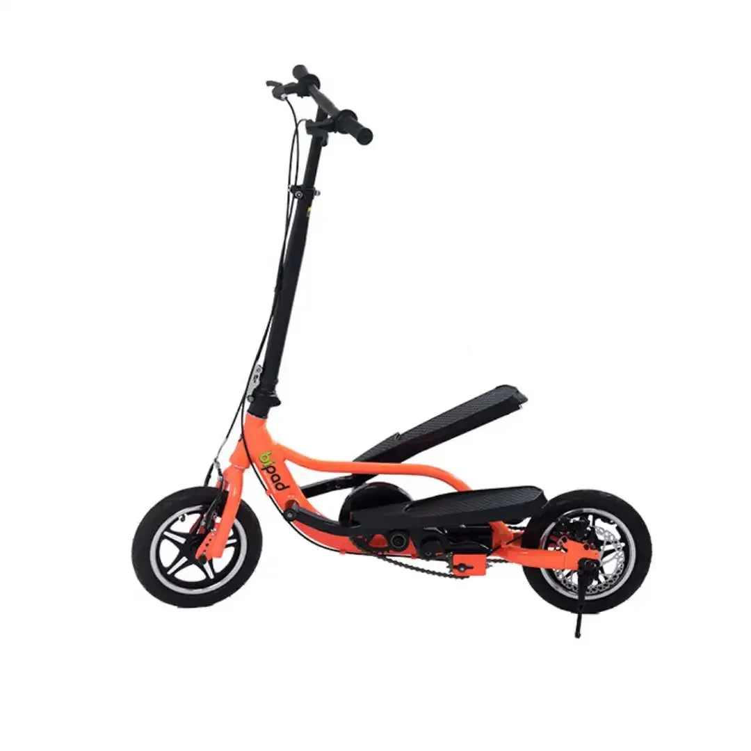 Folding biplane scooter fitness bicycle standing seatless transportation aluminum alloy bicycle single speed