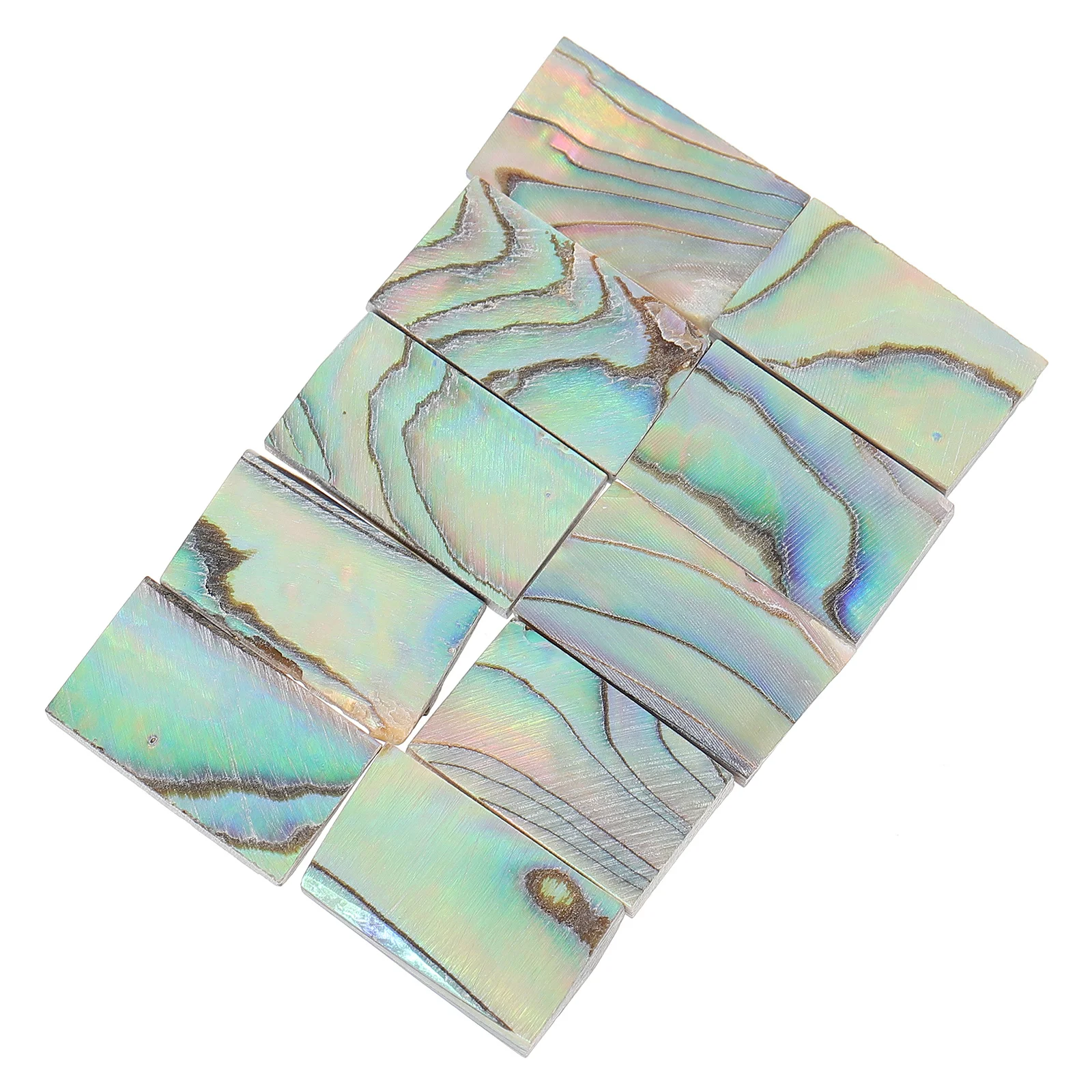 

10Pcs Abalone Shell Guitar Sound Hole Decoration Strip Natural Inlay Musical Instrument DIY Protect Trim DIY Sound Hole Decor