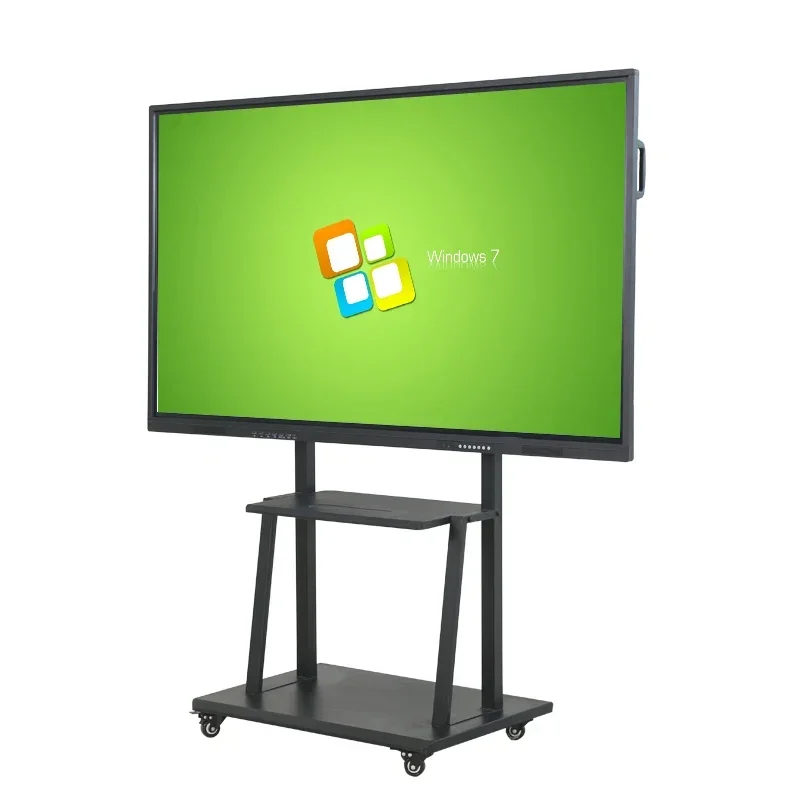 Classroom 65 75 86 100 Inches Teaching Board Touch Screen Smart Whiteboard Interactive Flat  Display