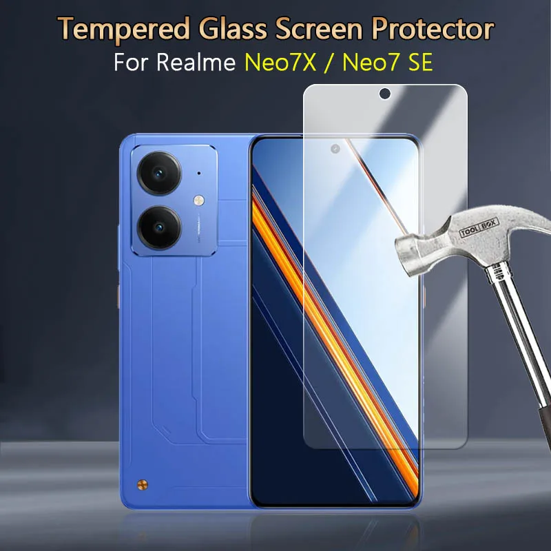 

1-5 шт. Защитная пленка для экрана Realme GT7 Pro Racing Neo7 SE Neo7X Ультратонкая прозрачная защитная пленка из закаленного стекла 2,5D 9H