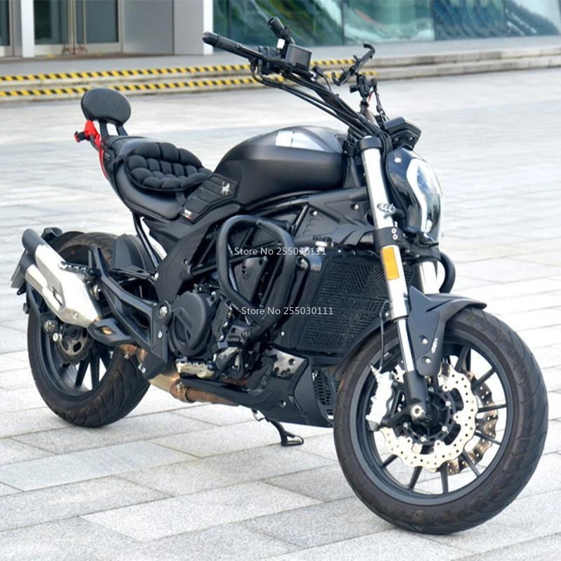 For Benelli Cruiser 502 bumper motorcycle BJ500-6A 502C anti drop bar modification to strengthen competitive front bumper