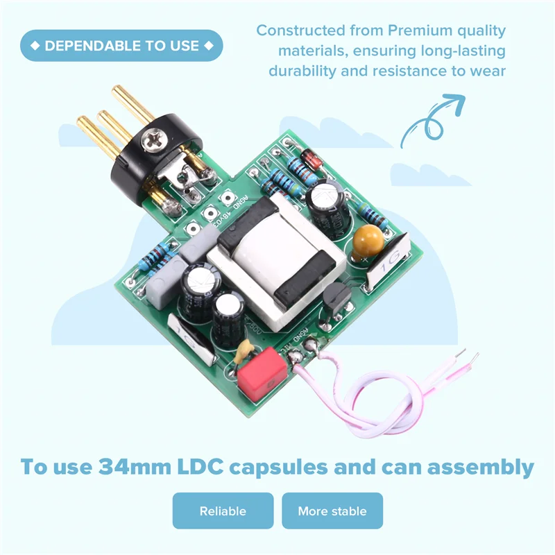 Placa PCB de A13E-48V para TLM103 y TLM107 Lewit 240, montaje de micrófono, piezas de micrófono DIY, micrófono de transmisión