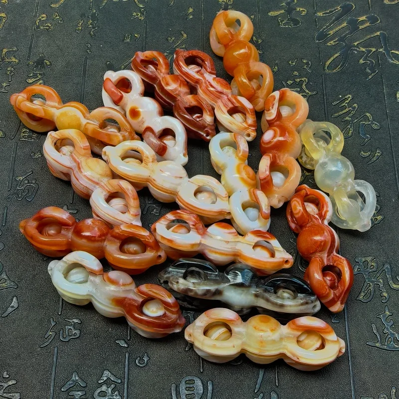 

Тибетский красный/белый оникс, резьба по камню, небесное глаз, ваджра, колышек, тотемный амулет, Дзи, бусины, кулон, мужские и женские украшения, бесплатная доставка