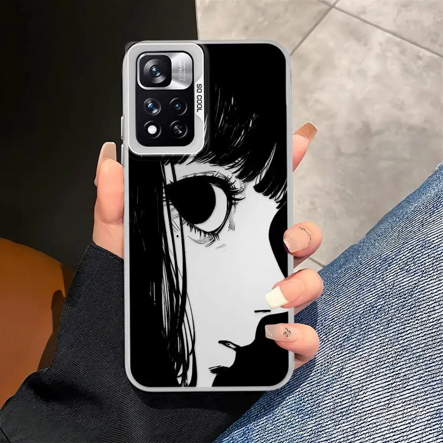 حافظة لهاتف Xiaomi Redmi Note 10s 11s 12 13 14 Pro Plus 10 11 Pro Soft Shell Junji Ito Horror #5