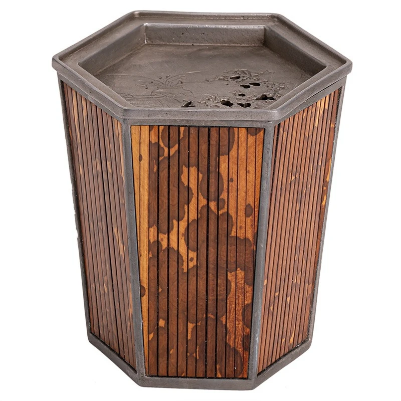 Retro small, dry brewing kung fu tea set, tea residue tank.