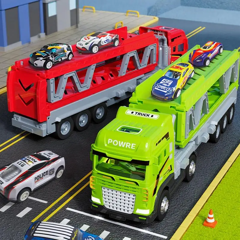 

Детский гоночный трек, деформирующий эжектор, орбитальный автомобиль с 8-машинным интерактивным двухслойным металлическим транспортером, развивающие игрушки, подарки