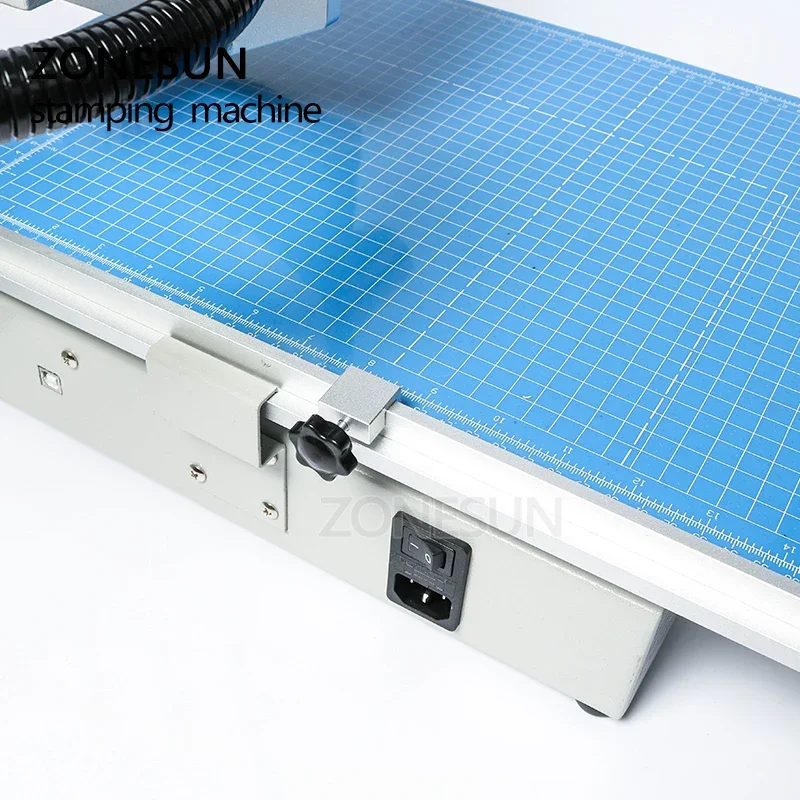ZONESUN 8025 Hot Stamping Machine Digital press simulator Sheet Printer Plateless Hot Foil Printer Plastic leather - view 3