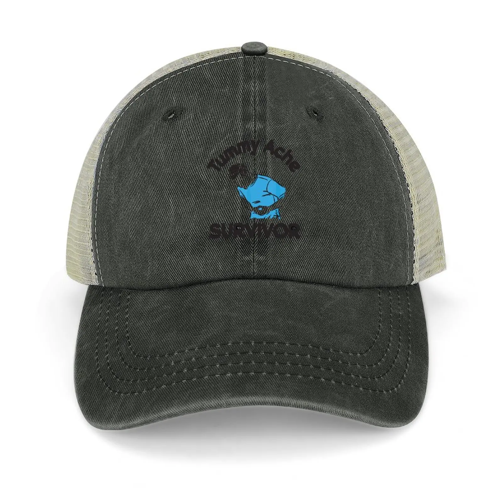 

Vintage Tummy Ache Survivor Baseball Cap Rave Hat men fashionable hard hat For Men Women's