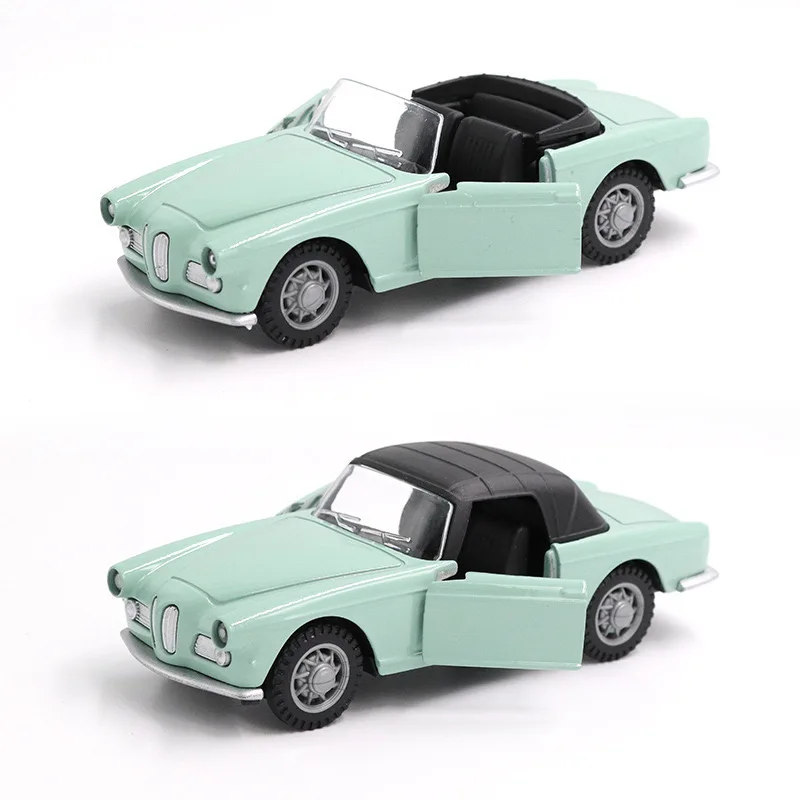 1:36 Alloy Diecast BMWS Convertible Vintage Car Model Classic Pull Back Car Vehicle Replica For Collection Gift for Kids