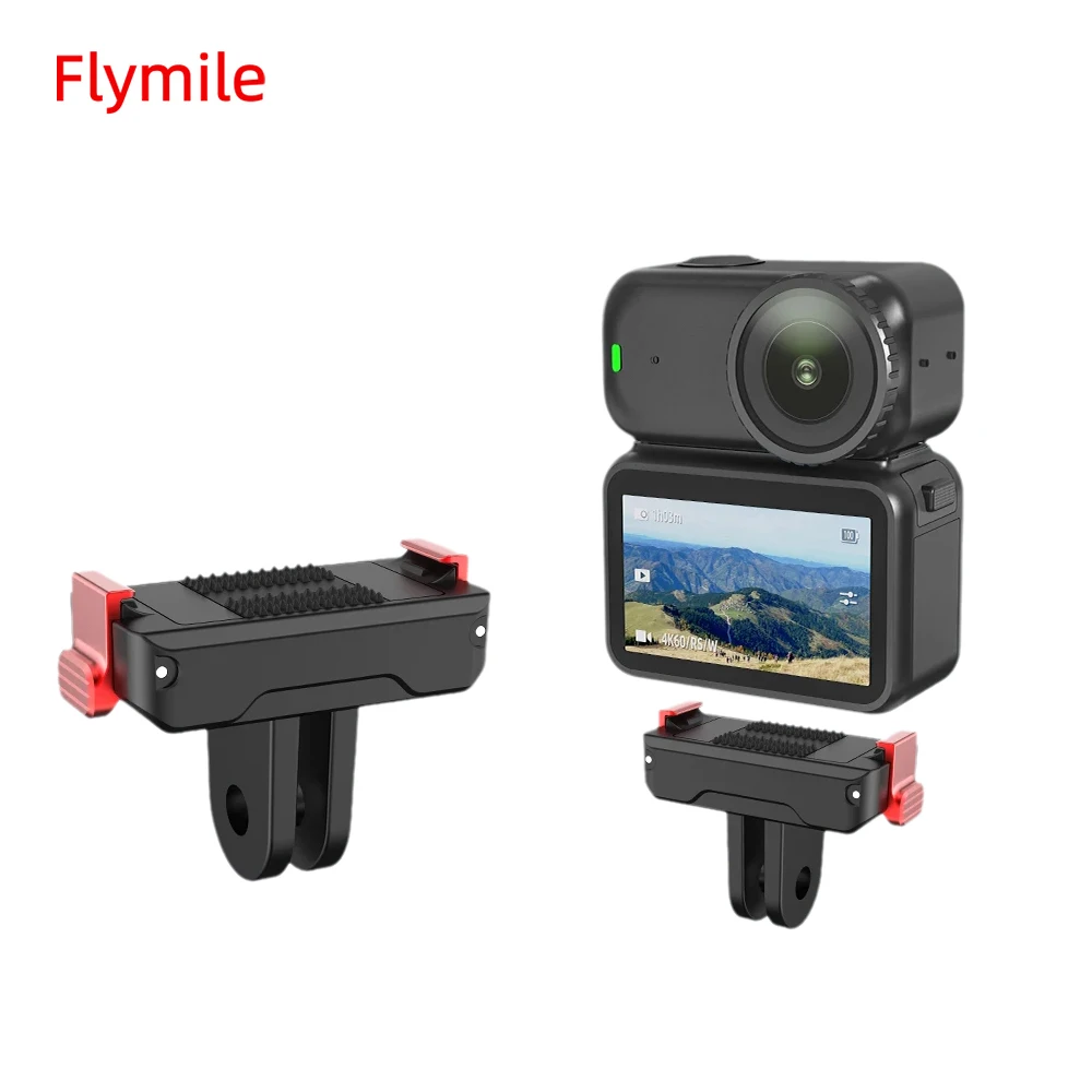 

Flymile Magnetic Quick Release Adapter Mount Base for DJI OSMO NANO Accessories Extension Bracket Plate Attachable Tripod