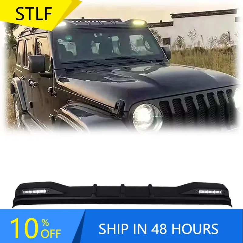 

Zuimi High-end Gobison Hot Sales Front Spoiler With Led For Wrangler JK 2007-2017 Front Roof Spoiler Front Roof Spoiler Wit