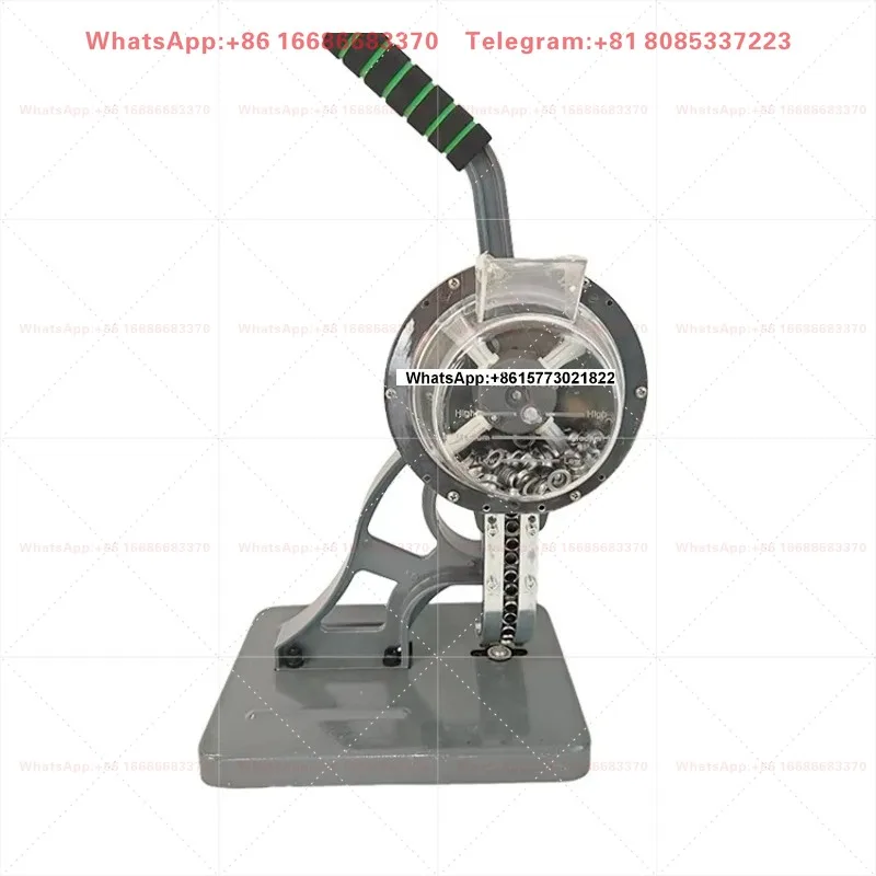 LIUDU 8mm High Quality Semi-auto Eyelet Punch Machine for Multi Layers Flex B-anner Shoes Clothes Hard P-aper