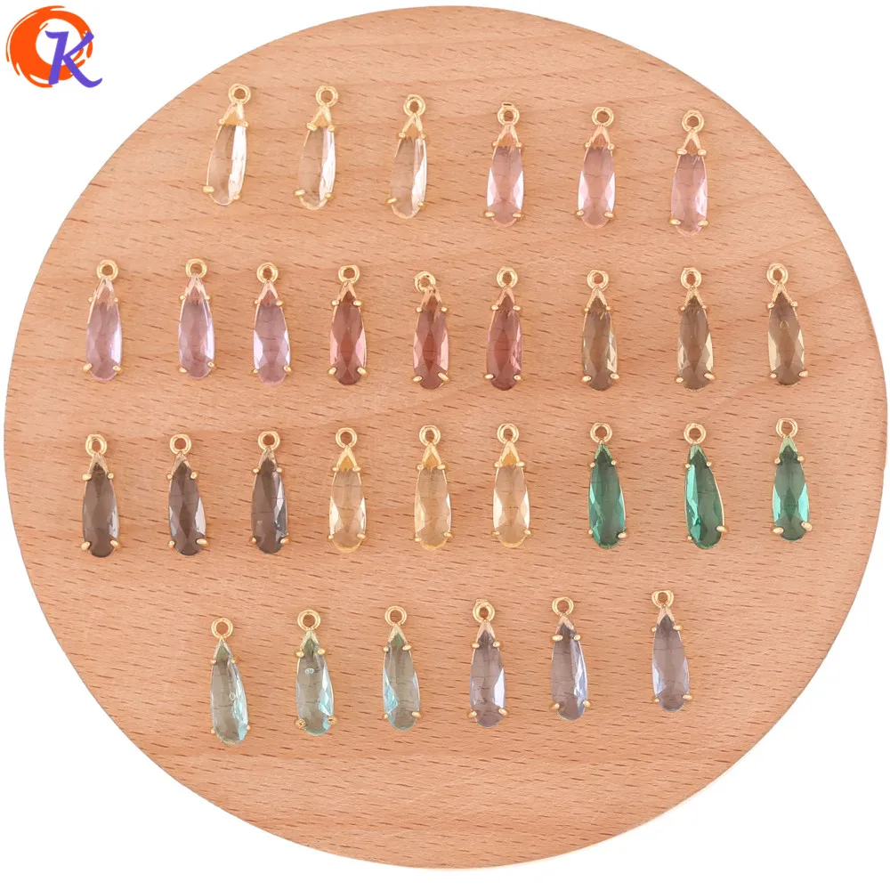 

Cordial Design 50Pcs 5*14MM Jewelry Accessories/Crystal Pendant/Hand Made/Drop Shape/DIY Jewelry Making/Charms/Earring Findings