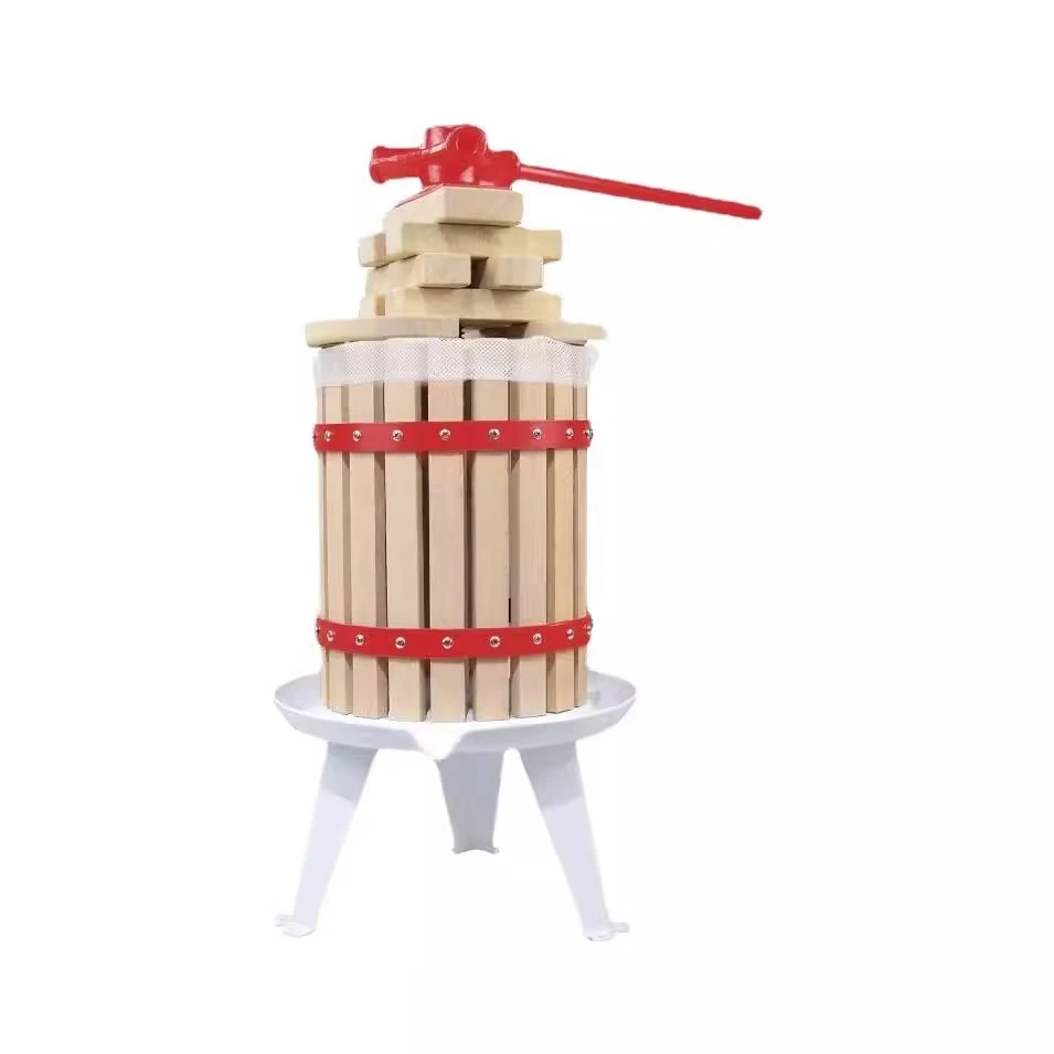 Manual Basket Fruit Press, 6L/12/18/30L Fruit Wine Grape Press