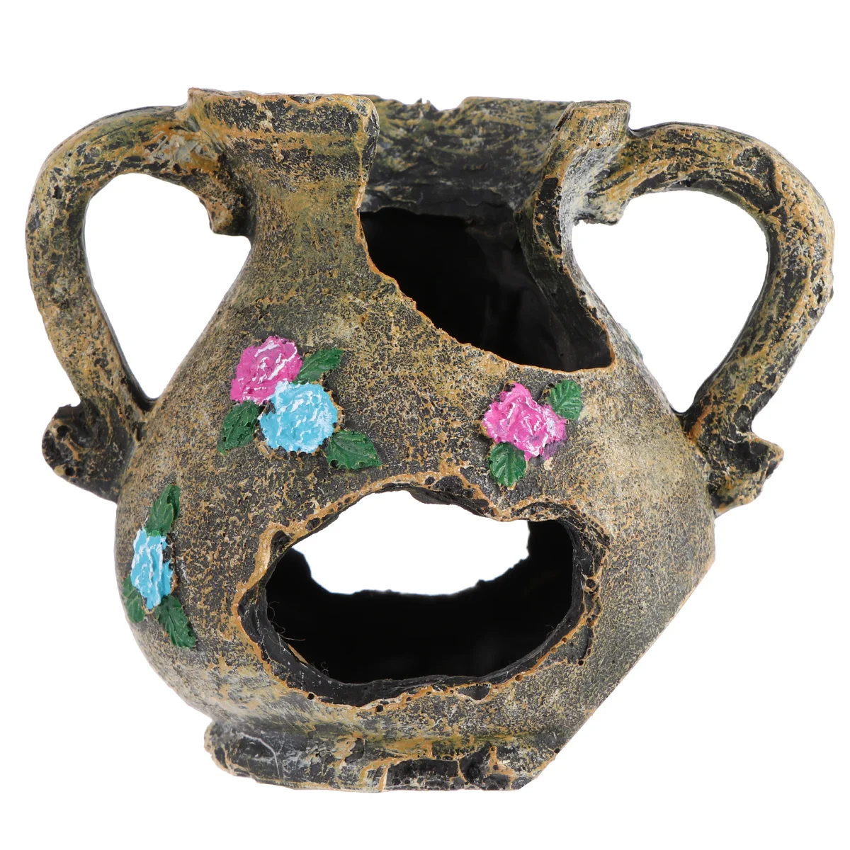 

Resin Ancient Vase Fish Tank Ornament Aquarium Decoration Landscaping Craft Natural Atmosphere Aquarium Decor Fish Tank Decor