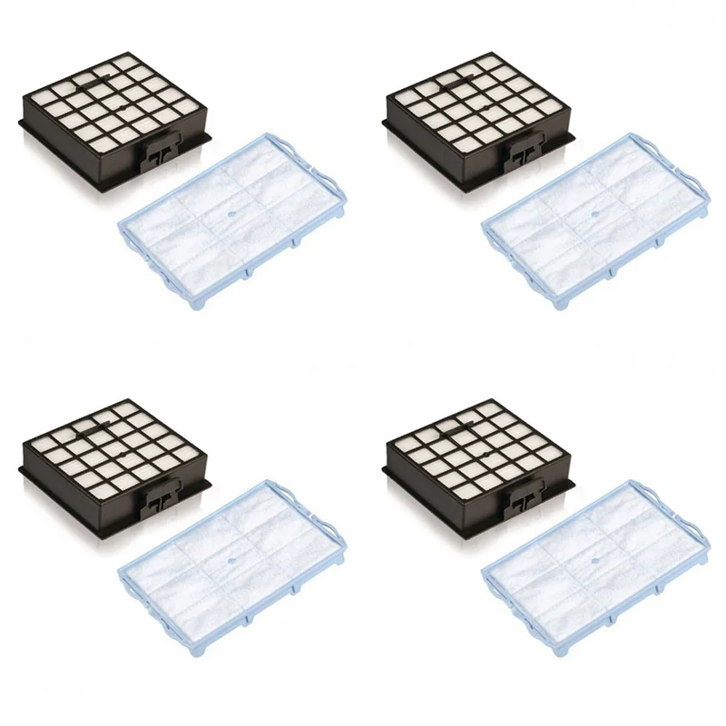 BAAM-4 Stuks Motorfilter En 4 Stuks HEPA Filter Voor BSGL VSZ BSD BSA Serie Stofzuiger Onderdelen