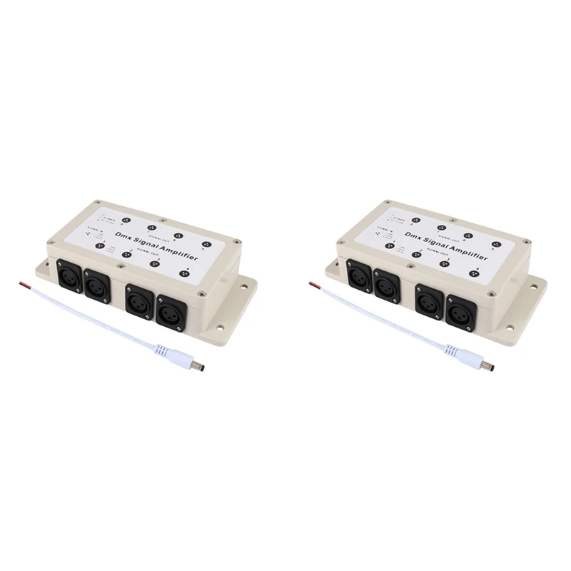 

2X DC 12-24V 8 Channel Output Dmx Dmx512 LED Controller Signal Amplifier Splitter Distributor For Home Equipments