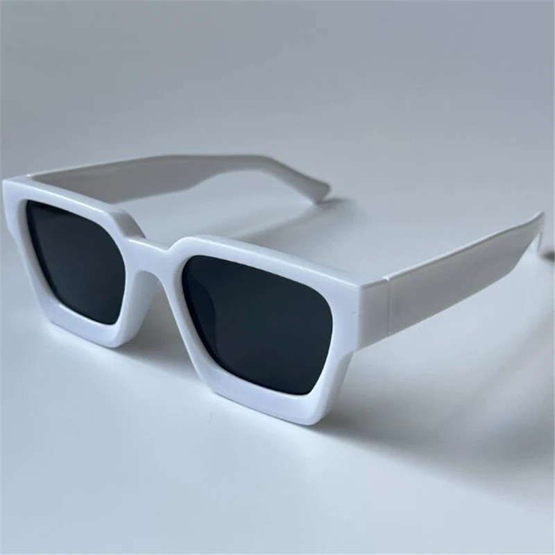 

White glasses, women's and men's sunglasses, summer sunshade, windproof, and color changing glasses