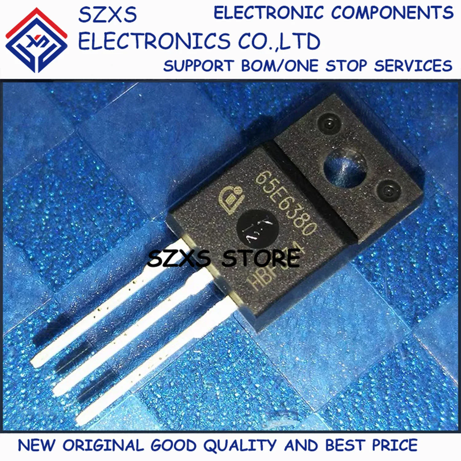 

New Original 10Pcs 65E6380 IPA65R380E6 TO-220F 650V 10A MOSFET Field Effect Transistor In Stock Good Quality