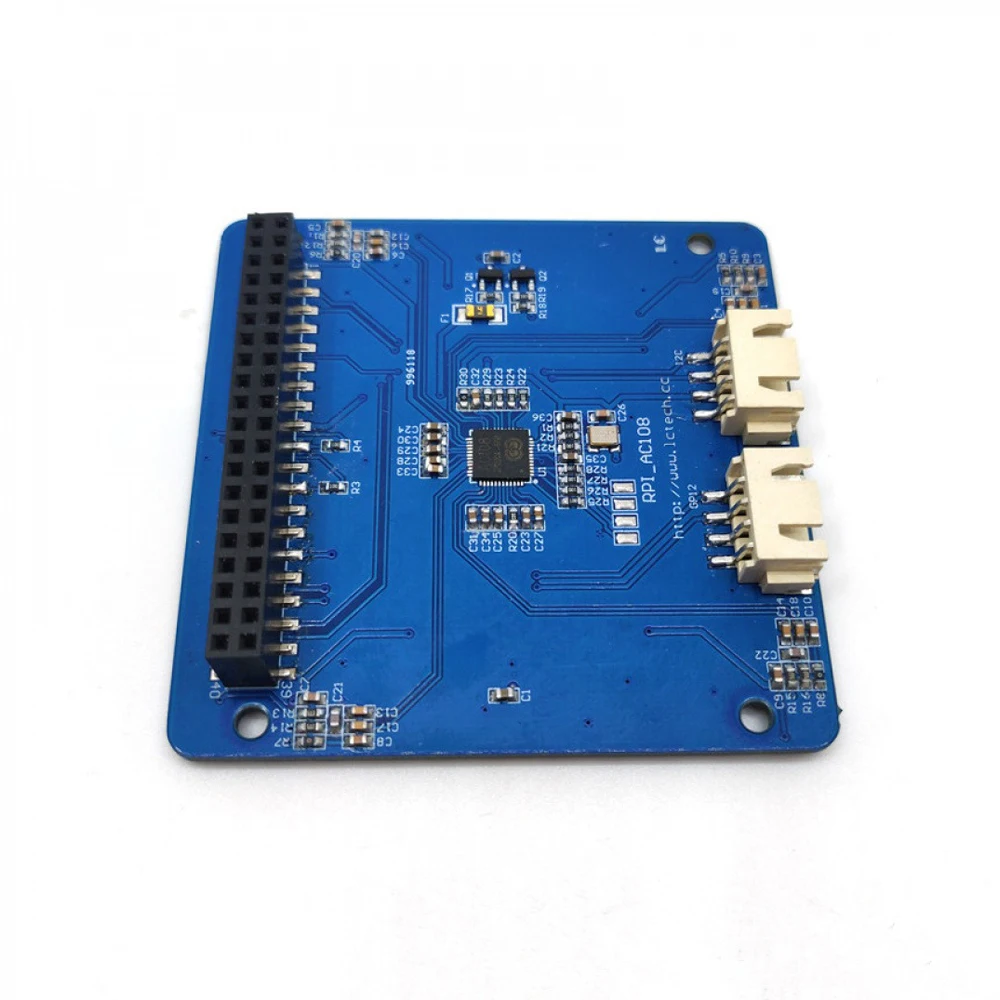 

ReSpeaker 4-Microphone Array Module for Raspberry Pi AC108 Audio Decoder APA102 LED I2S/I2C Voice Recognition Pi Zero/2B/3B+
