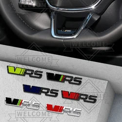 3D Car Stickers For Skoda Superb Kodiaq Karoq Yeti Fabia Octavia Emblem Auto Steering Wheel Badge Interior Decal Accessories