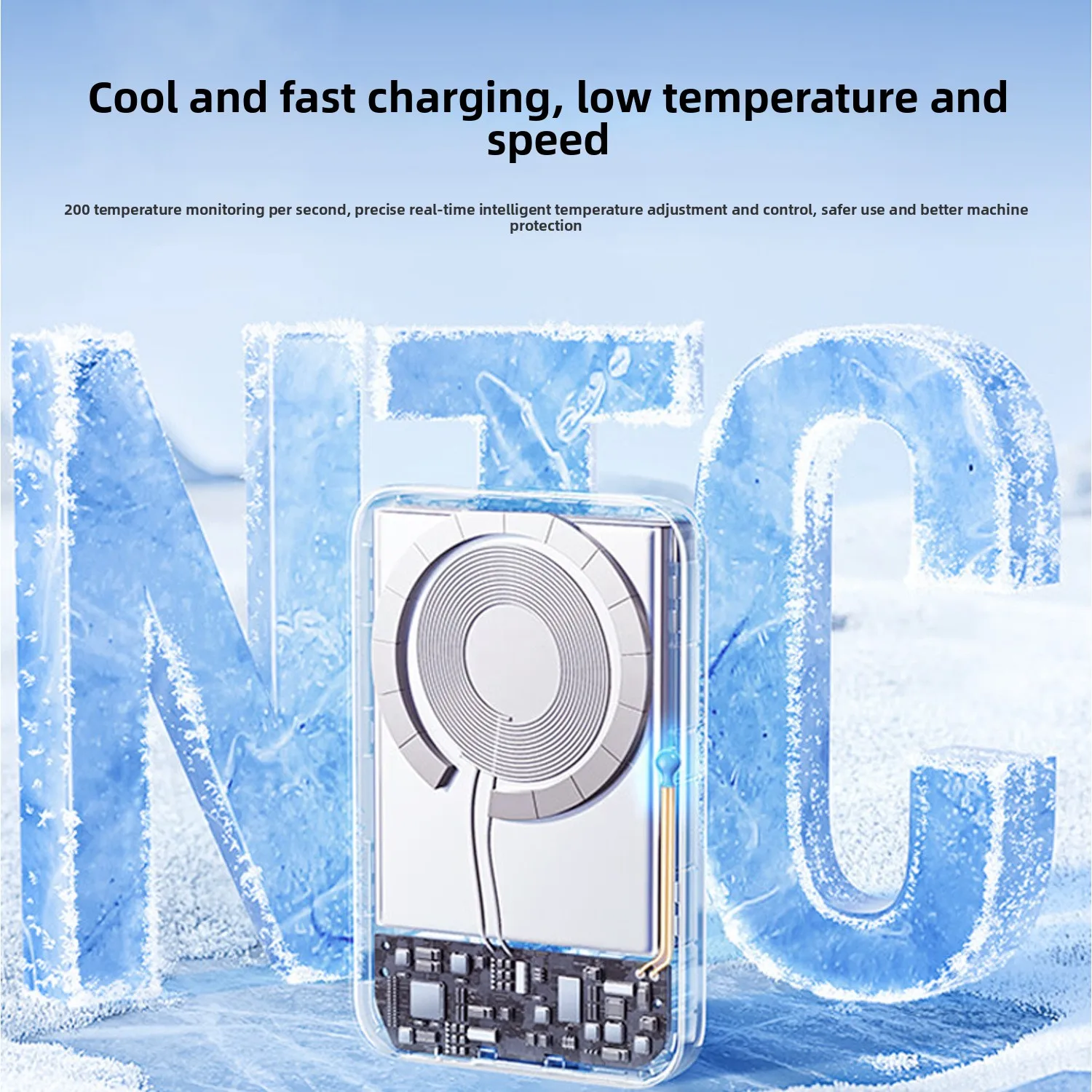 Spedizione gratuita 3 in 1 Power Bank wireless magnetico transfrontaliero Alimentazione mobile super sottile per caricare auricolari e orologi intelligenti