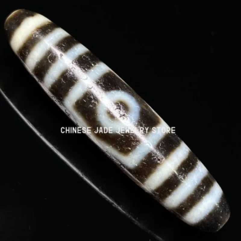 

Ancient Tibetan DZI Beads Old Agate 2 Stripe 3 Eye Totem Amulet Pendant GZI