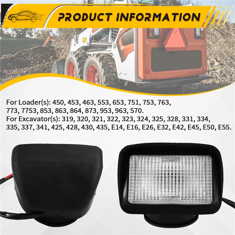 

Передняя фара экскаватора в сборе 6577801 для погрузчика Bobcat 450 453 463 553 653 751 753