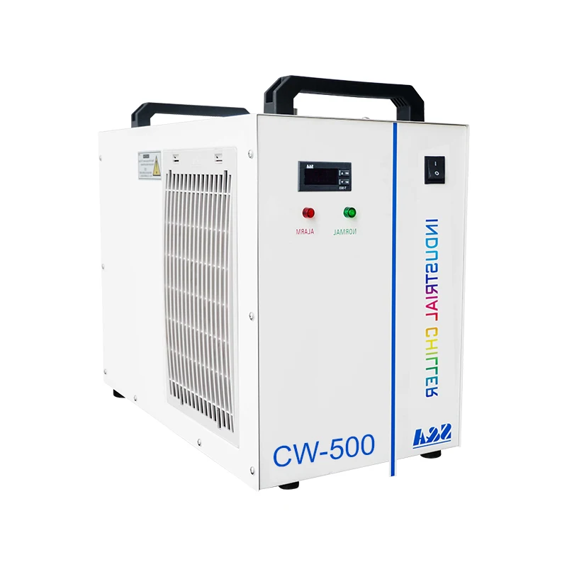 CW5000 Chiller Circulating Water Chiller For CO2 Laser Engraving And Cutting Machines (±0.3°C Precision Temperature Control)