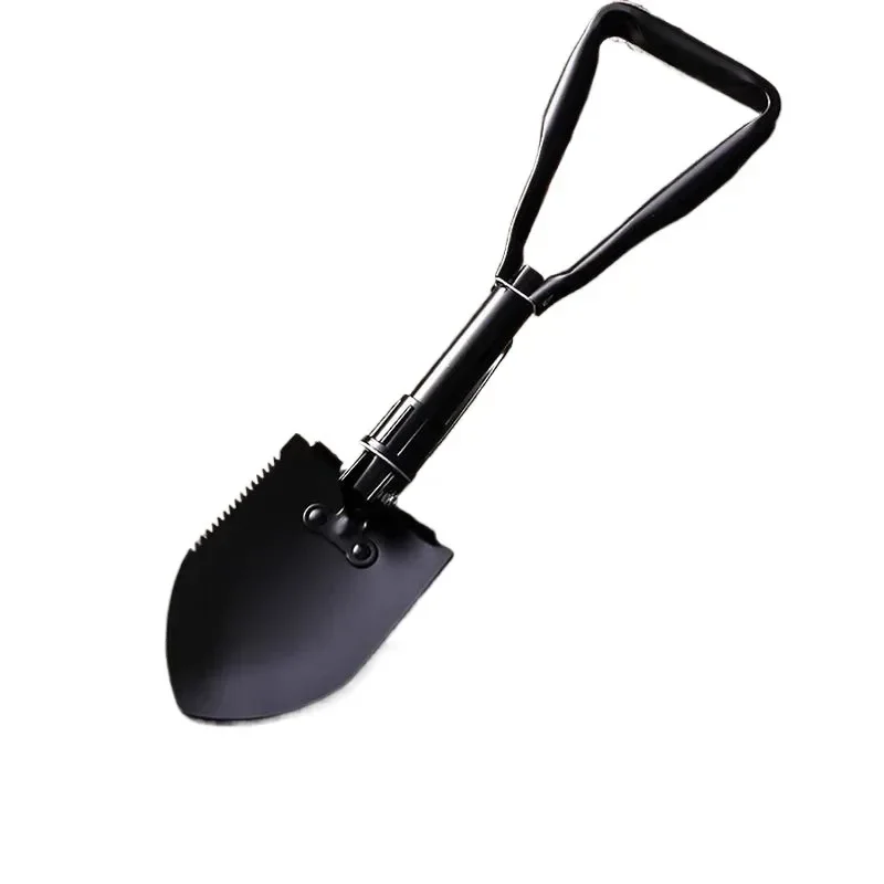 Manganese Steel Folding Shovel Multifunctional Military Outdoor Portable Car Gardening Camping Survival Hand Tool