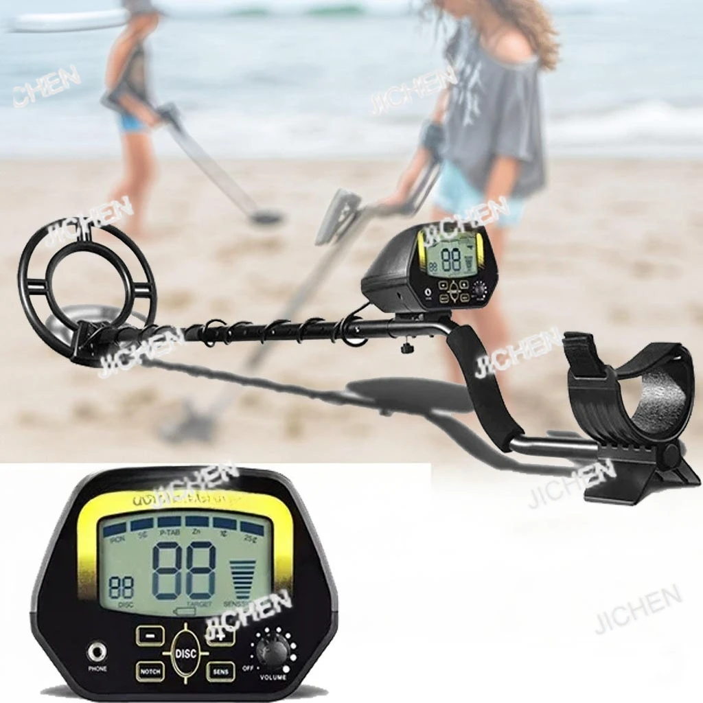 XH MD3030 للكشف عن المعادن تحت الأرض LCD Treasure Hunter Gold