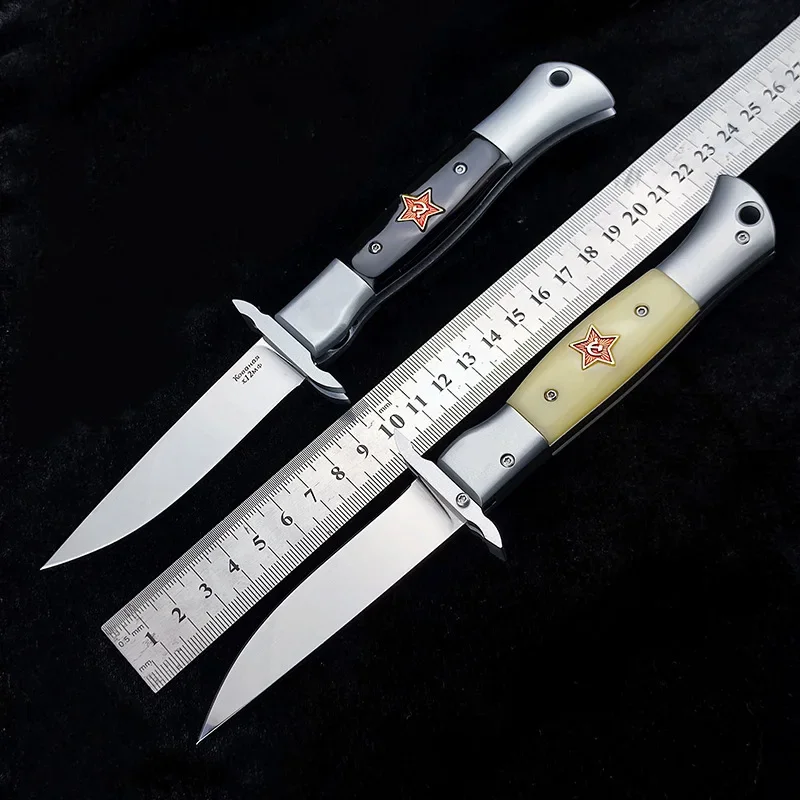 

Russian Federation Camping Survival Folding Knife Outdoor Multi Functional EDC Fruit Knife X12M