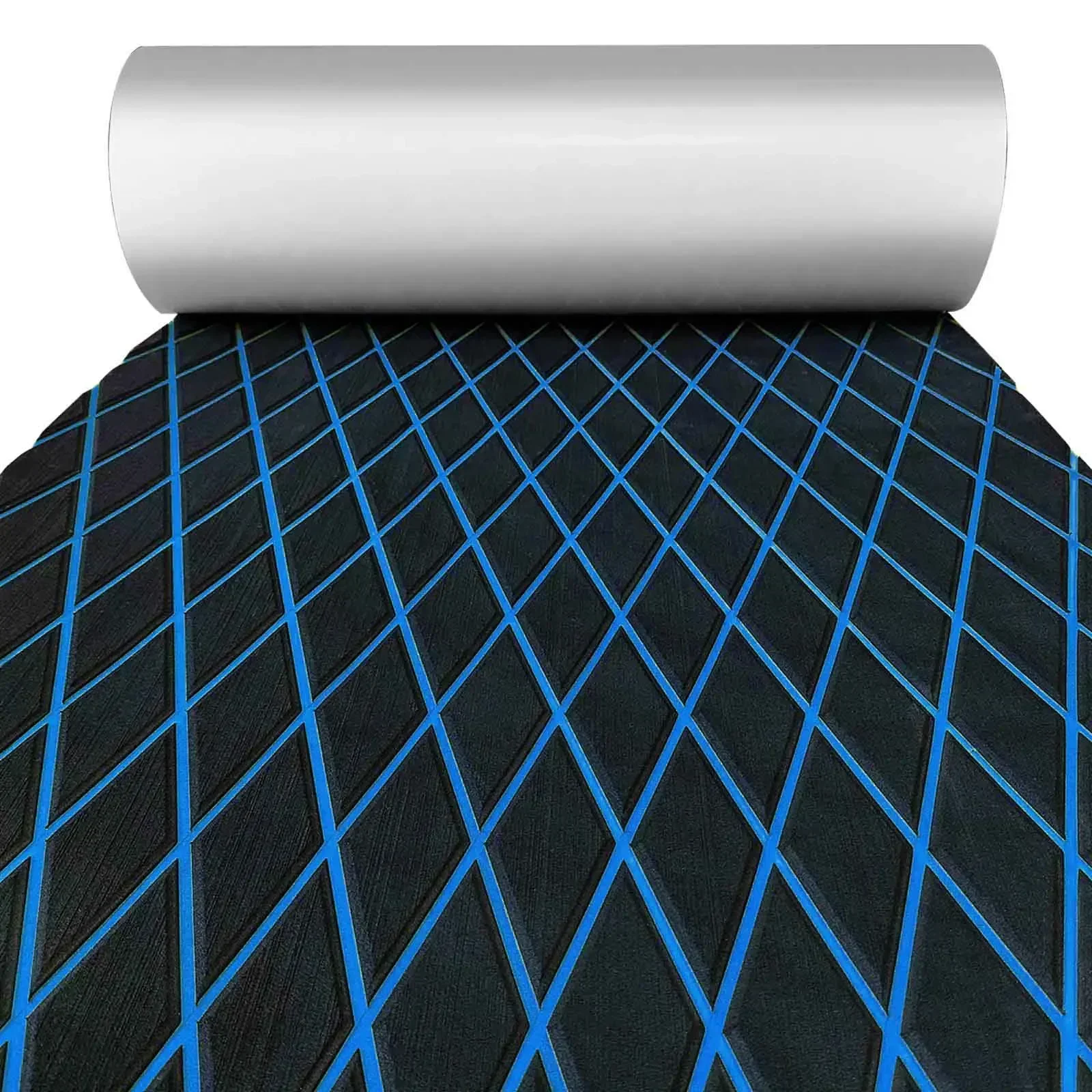2400x900x6mm Zelfklevende EVA Foam Bootvloer Pad Diamond Faux Teak Decking Sheet Antislip Marine Yacht RV Mat Accessoires