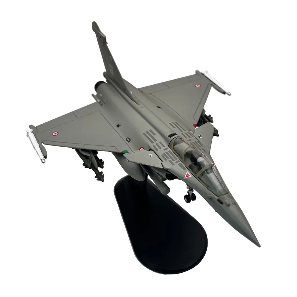 1:100 France Rafale C Libya War Fighter Toy Jet Aircraft Metal Military Diecast Plane Toy Model for Collection or Gift