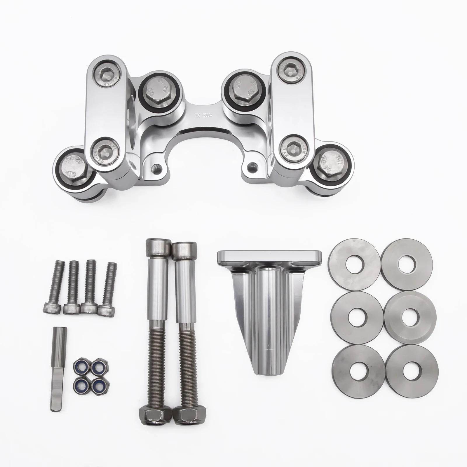 

FXCNC CNC Front Fork Bridge Upper Triple Tree Top Clamp Accessories For KOVEMOTO 800X 2023 2024