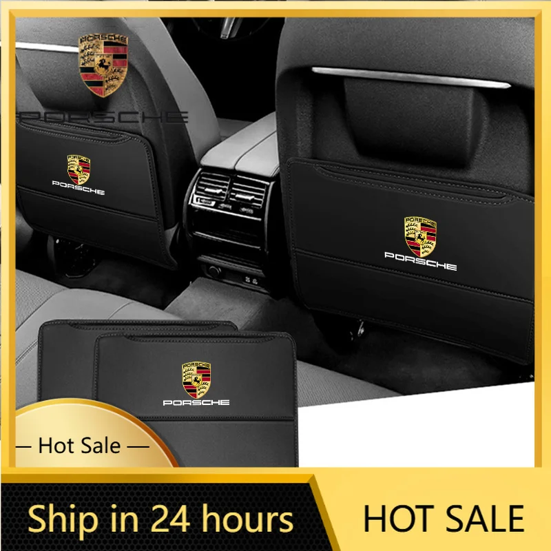 

Наклейка на автомобиль для защиты спинки сиденья Porsche, защита от грязи и ударов, подкладки для Porsche Cayenne, Panamera, Macan, 911, 718, 92