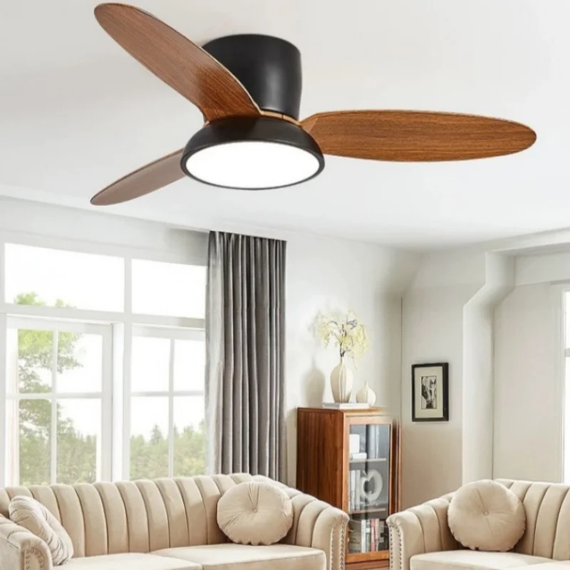 

Vintage Metals ABS 3 Light Dimming Celling Fan LED With Light For Bedroom Living Room Office Indoor Home Decorative Fixture