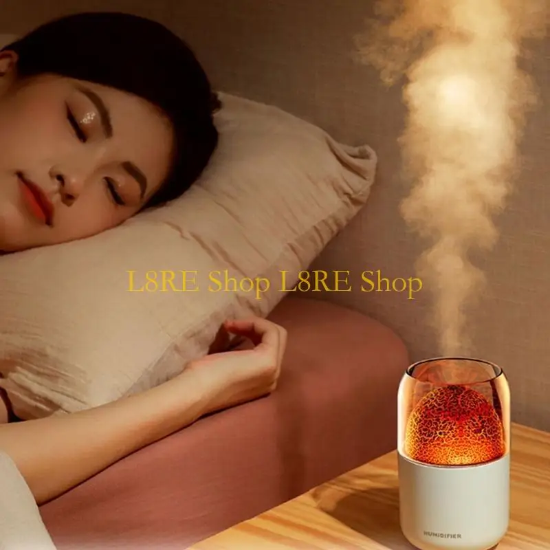 L8RE مرطب صغير تبريد ميست سطح المكتب مرطب لمكتب سفر غرفة نوم الطفل