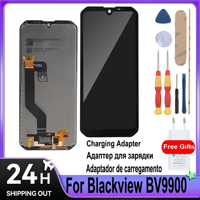 For Blackivew BV9900 BV9900E BV9900 Pro LCD Display + Touch Screen Selectable Charger 5.0V-1.2A 6.0W Tool