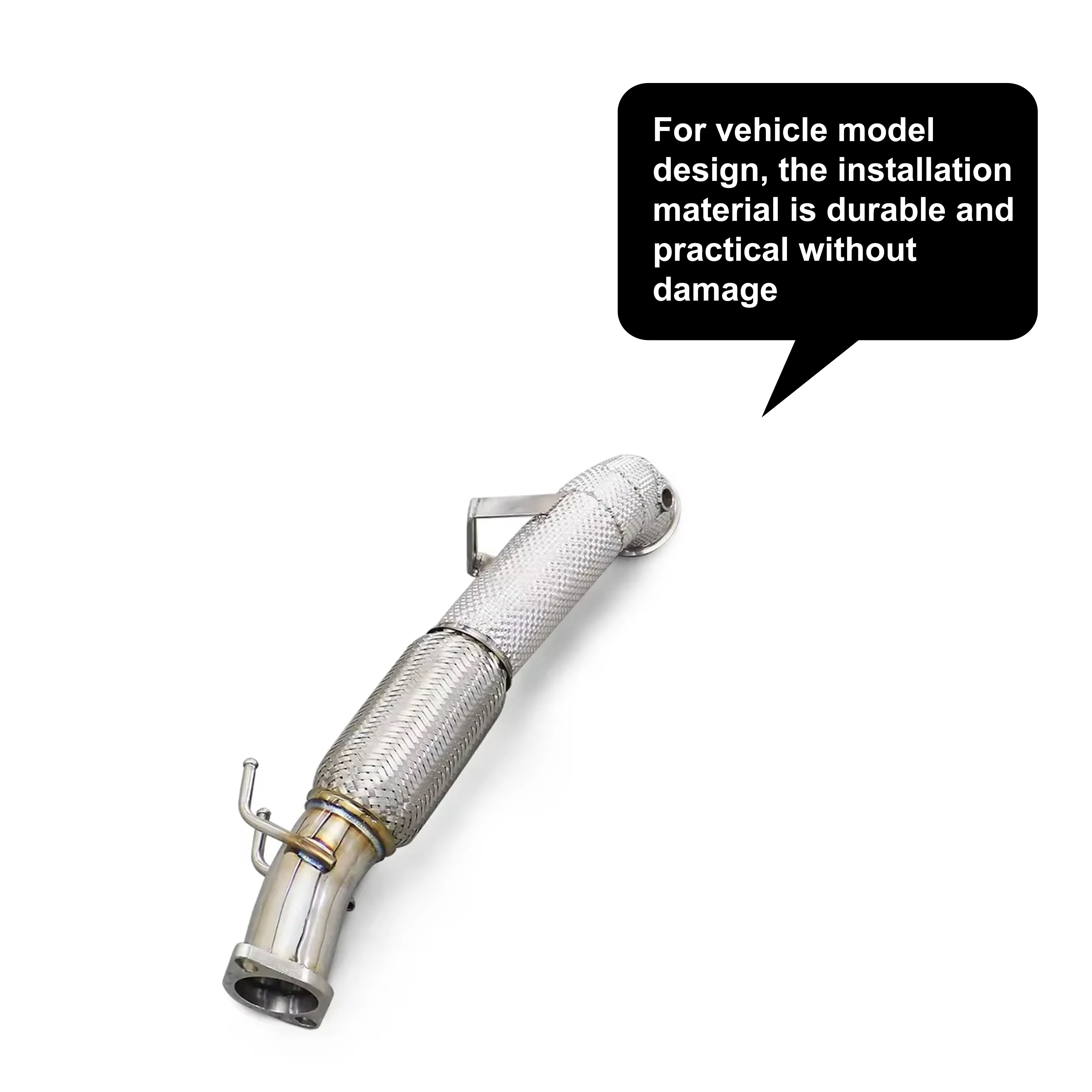 ACE Passend für Ford Focus MK4 ST 2.3T Hochleistungs-Downpipe SUS304 Auspuffrohr Verlustfreie Installation Auto-Zubehör – Detail 7