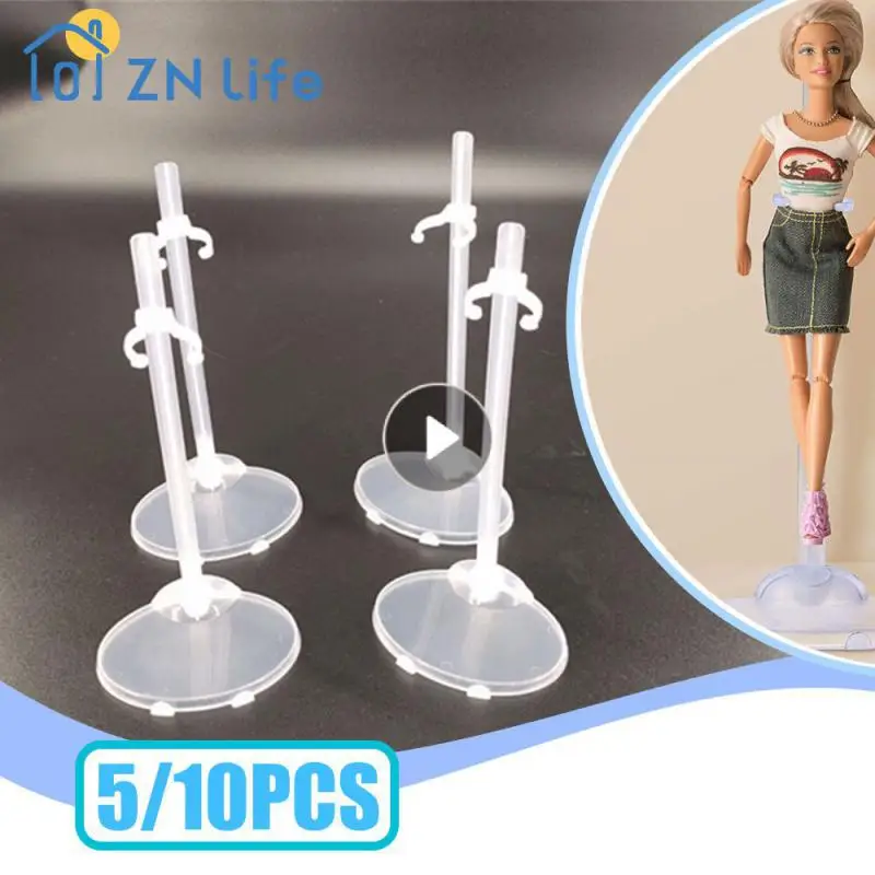 Dolls Display Stand Holder Dolls White Transparent Model Support Plastic Gift Mannequin Model Display Holder Doll Stand Display