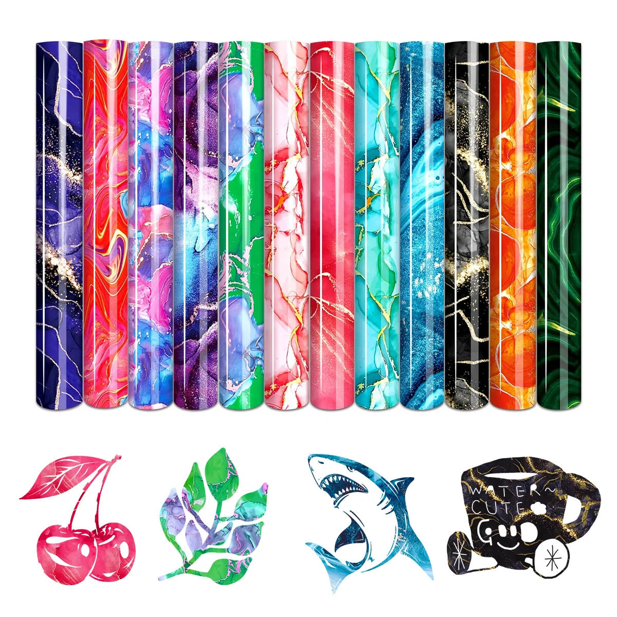 12 Marbled Heat Tra… - image