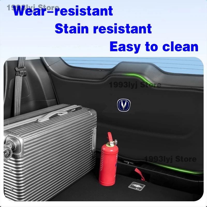 Car Mats For Changan UNIT Anti-kick cushion for trunk Accessories All Weather Dustproof Protection Pad