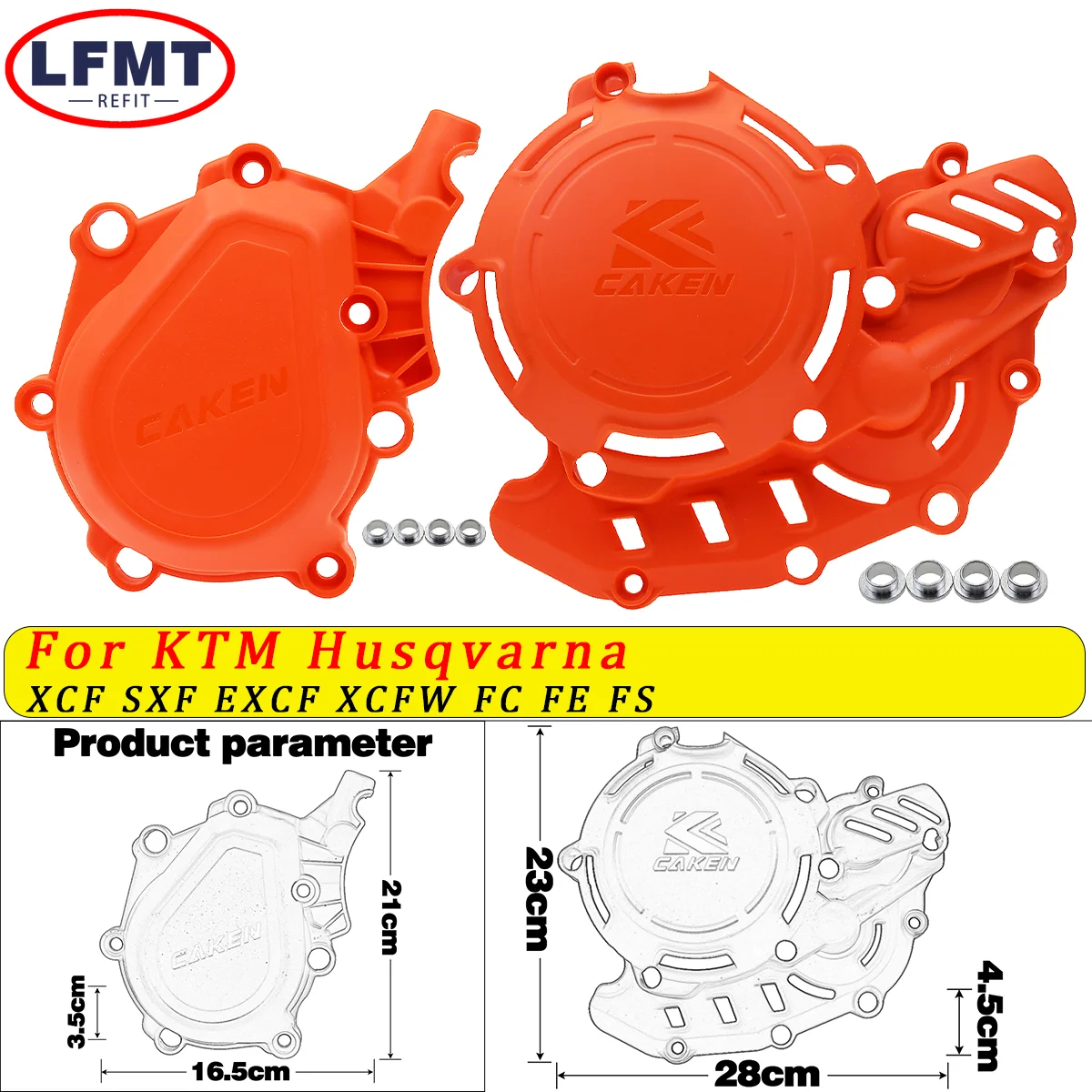 

NEW 2024 Motorcycle Engine Ignition Clutch Cover Protector Guard For KTM EXC-F SX-F XCF-W XW-F For HUSQVARNA FC FE 450 501 2024