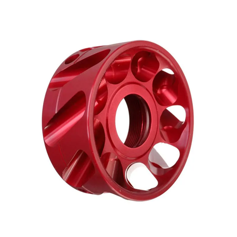 Custom CNC Aluminum Engraving Cutting Machine Lock Mouth Vacuum Nut Machining Precision CNC Milling Machining