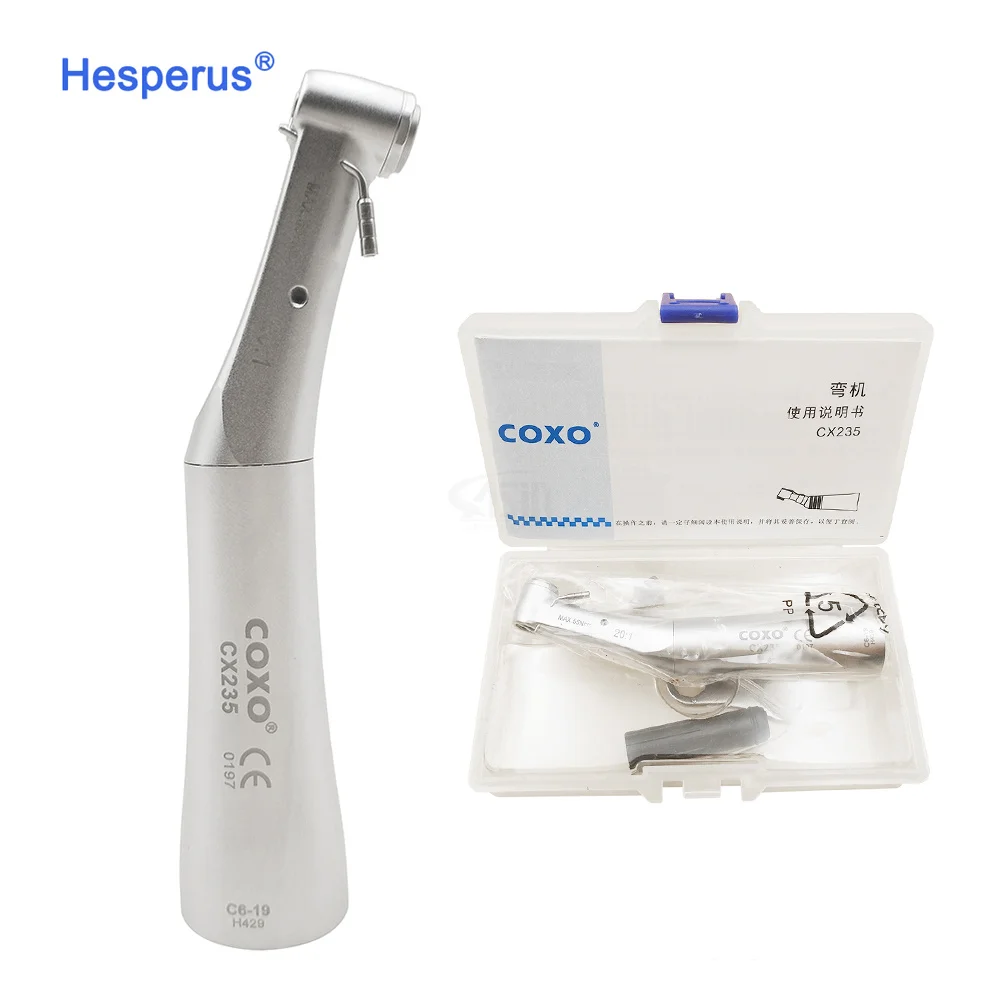 Hesperus CX235 C6-19 Original  Contra Angle Handpiece 20:1 imp lant Low Speed Handpiece Den tal Handpiece