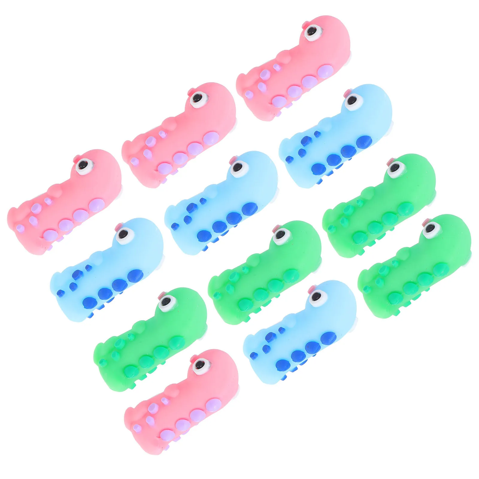 

12pcs Animal Pencil Caps Cute Silicone Pencil Extender Tip Protector Decoration For School Kids Classroom Rewards Student