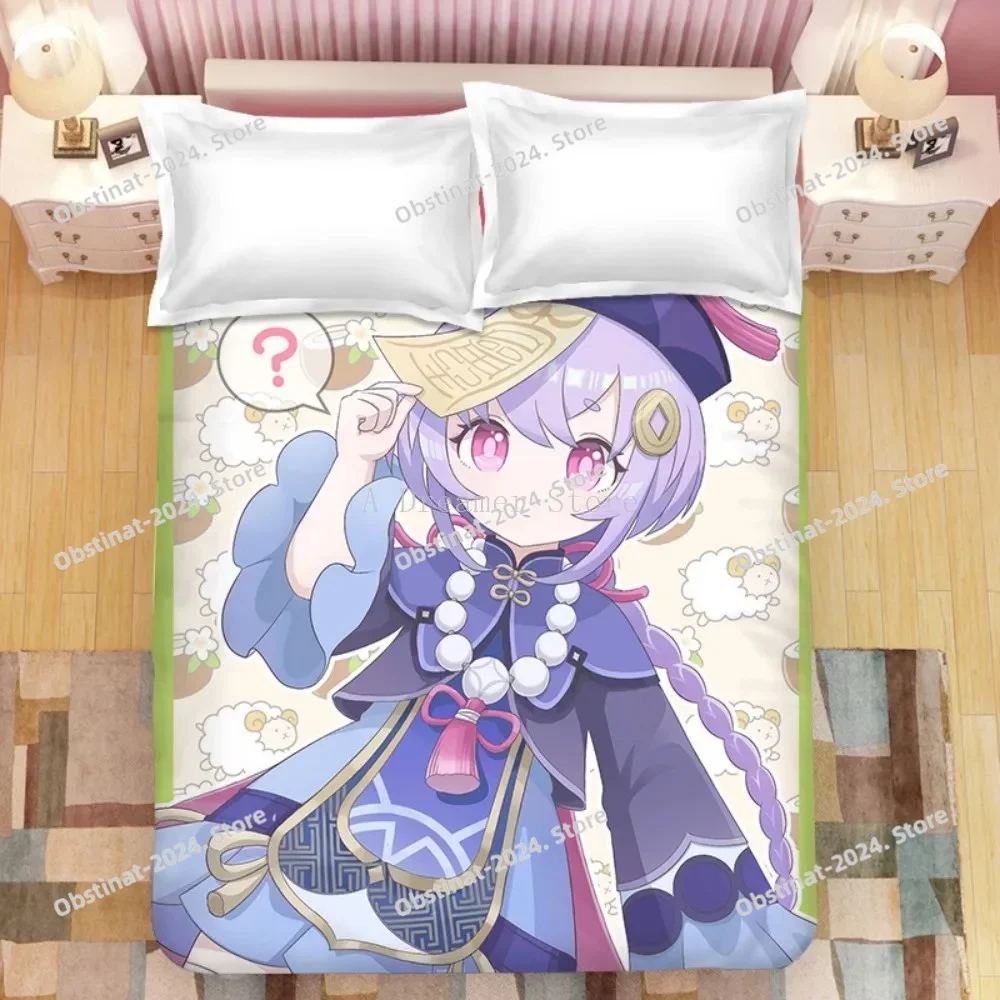 

Bedding Set Game Genshin Impact chongyun 3d Duvet Cover Set Comforter Bed Linen Twin Queen King Single Size Dropshipping Cartoon